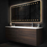 Espejo LED Rectangular | Control por interruptor de pared | Luz blanca cálida - Reyze Seria Minimal Model 6